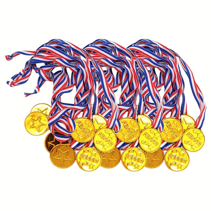 20pcs Plastic Winner Award Medals