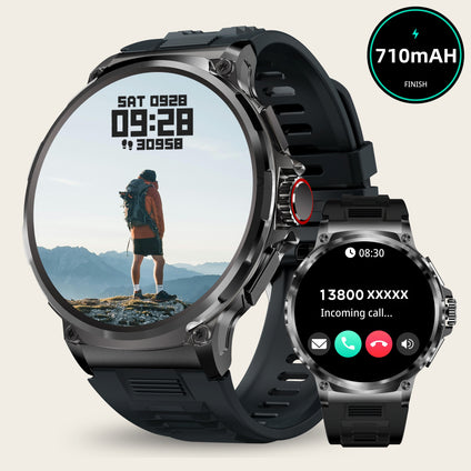 Tizoop Outdoor Smartwatch: HD Touchscreen, 100 Sports Modes, Android/iOS Compatible