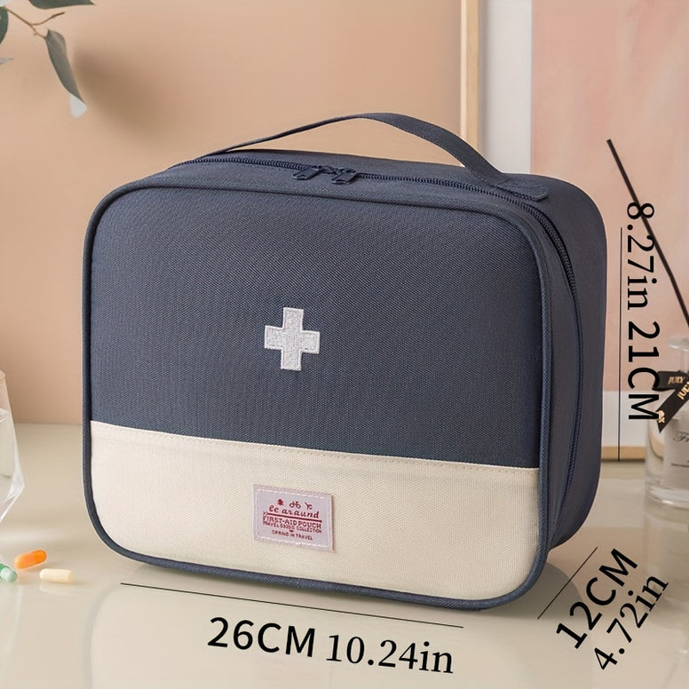 Macaron Color Extra Large Capacity Outdoor Portable Medicine Box: Ideal First Aid Storage Solution