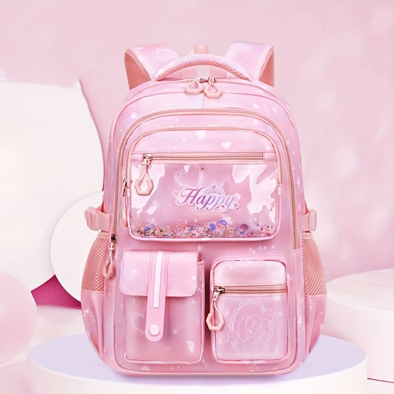 Chic & Spacious: Cute Large-Capacity Backpack for Stylish Students