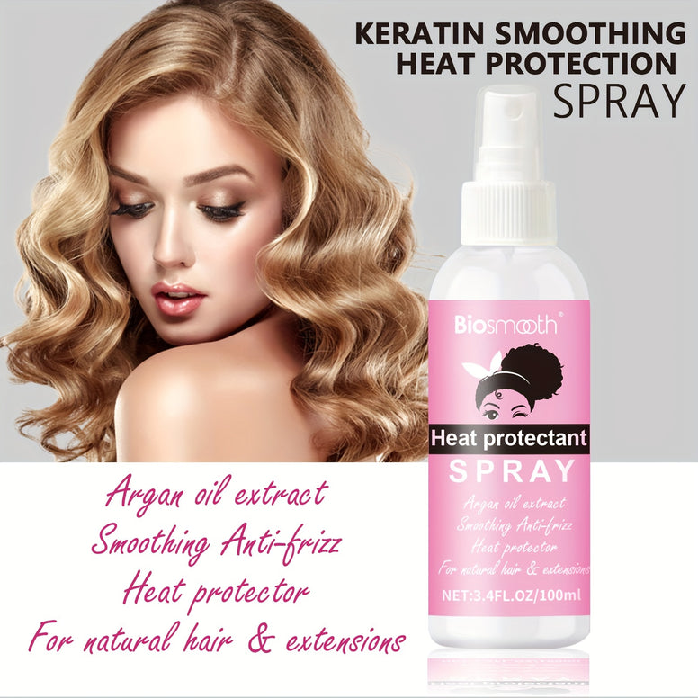 Keratin Smoothing Heat Protectant Spray - 100ml