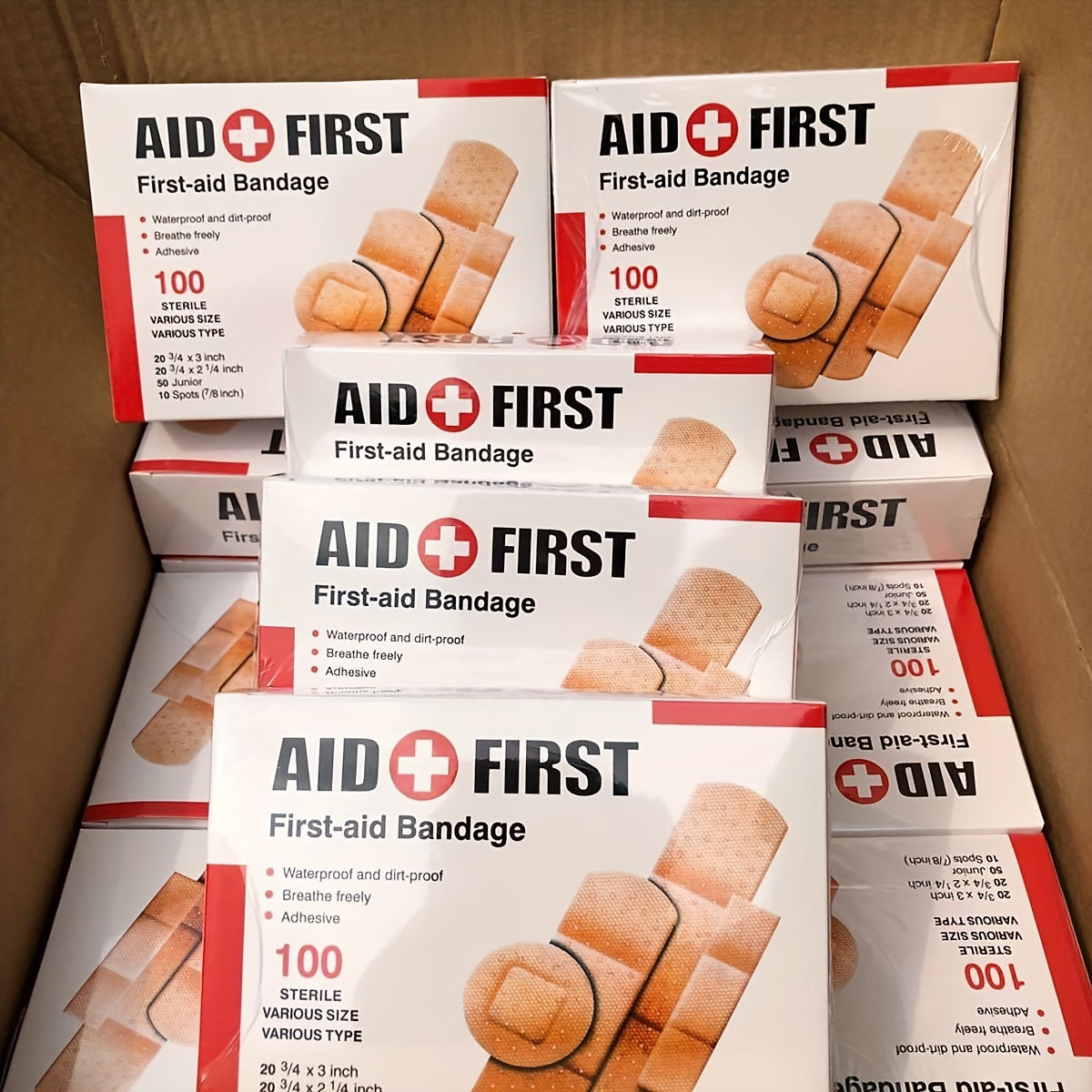 Plaster First Aid Dressing 100 Strips