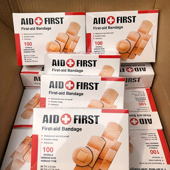 Plaster First Aid Dressing 100 Strips