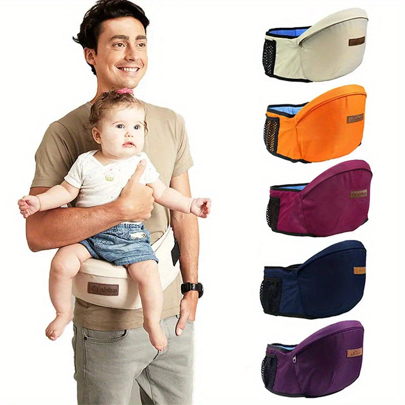 Baby Carrier Waist Stool Versatile and Hands-Free Accessory for Parents Comfortable and Convenient for Outings and Walks Premium Materials for Soft and Plush Seating Experience for Your Baby Ideal for Family Days Out