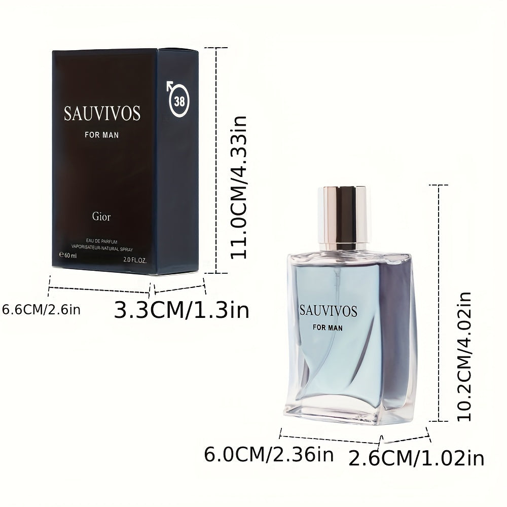 Sauvivos Eau De Perfume For Men And Long Lemon Prickly Ash Fragrance Perfume For Dating