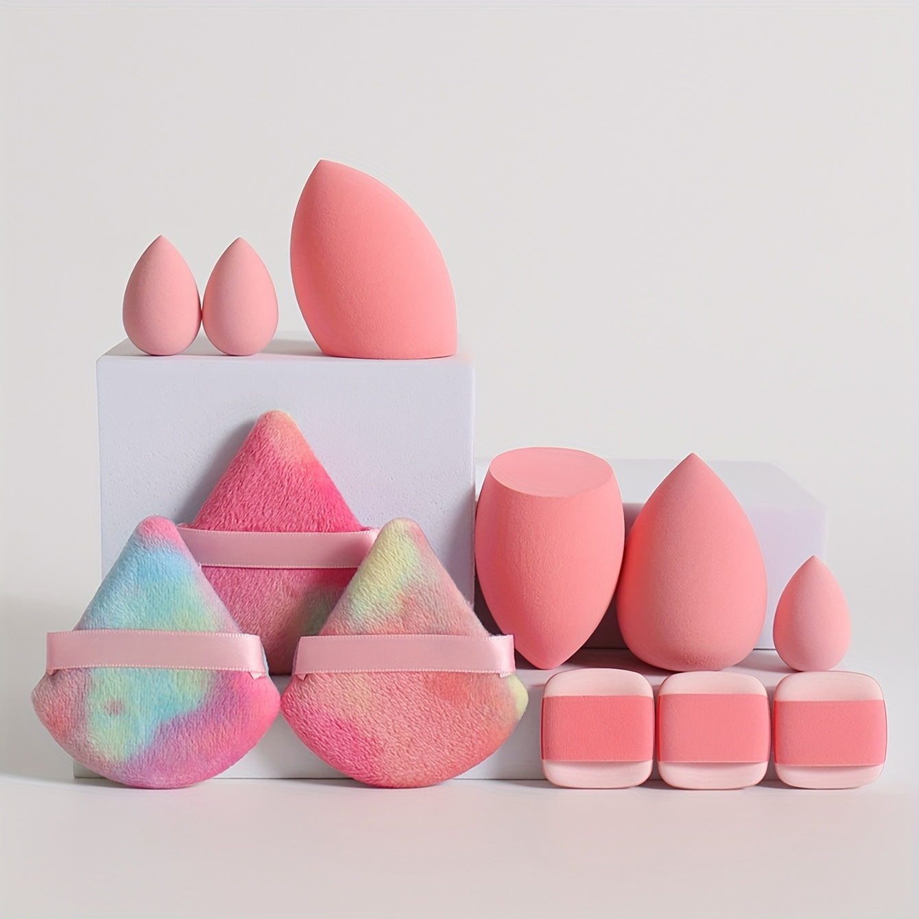 12-Piece All-Purpose Makeup Sponge Puff Set: The Ultimate Beauty Blending Collection