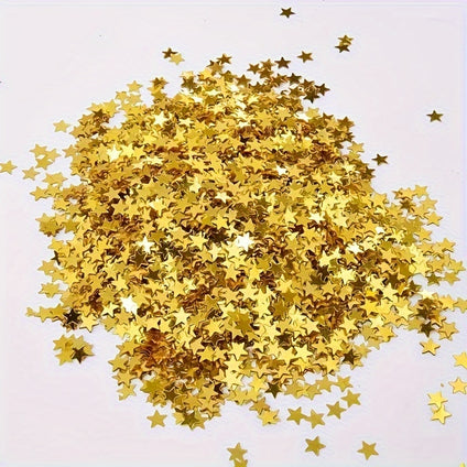 1pc Star Table Confetti Foil Star Glitter Suitable For Party Wedding Decoration, 30g