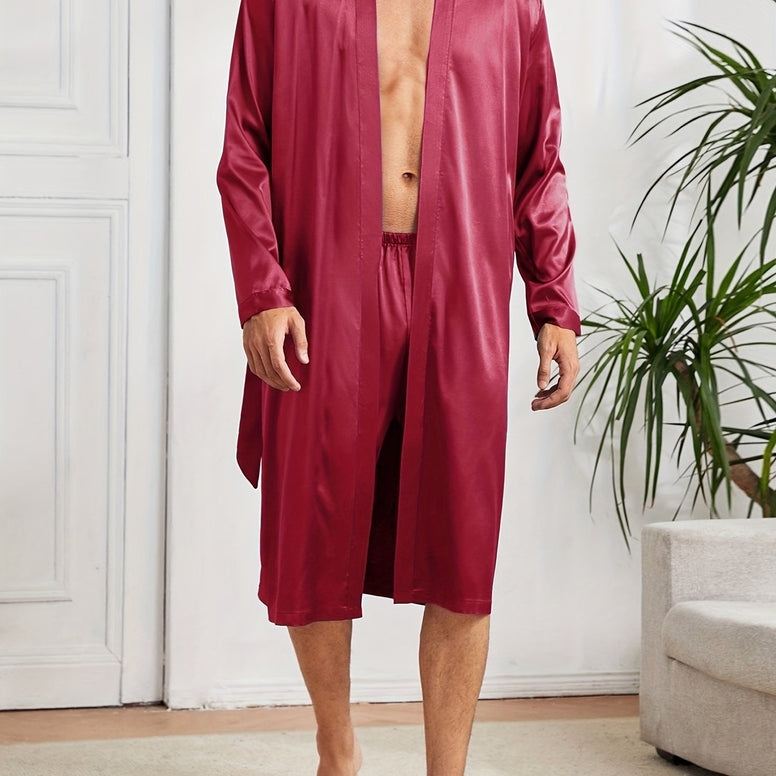 Simple Style: Ice Silk Pajama Sets for Ultimate Comfort