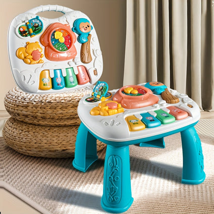 Interactive Toddler Play Table with Music Keyboard