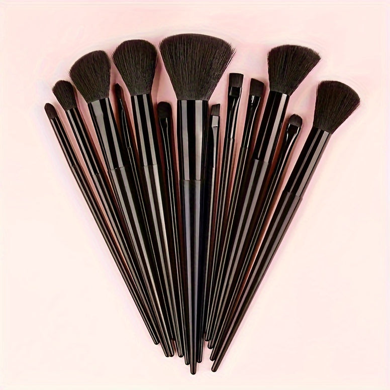 13-Piece Soft Makeup Brush Set: Perfect for Foundation, Blending, and Eye Shadow Application