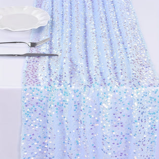 1Pc Pink Sequin Table Runner - Perfect For Mermaid & Underwater Themed Parties, Girls' Birthdays, And Wedding Decorations Mermaid Party Decorations Mermaid Party Supplies