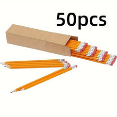 Premium HB Hexagon Wooden Pencils with Red Eraser