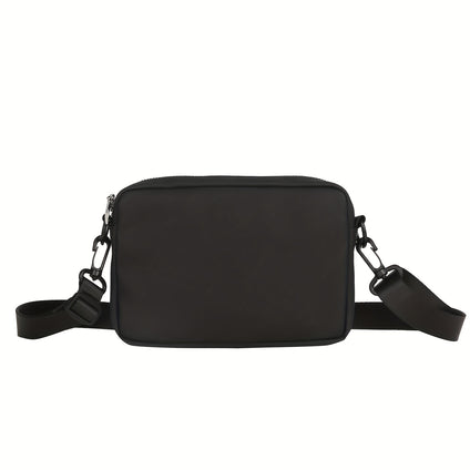 1pc Men's Fashion Simple Versatile Shoulder Bag, Trendy Messenger Bag, Travel Mobile Phone Bag