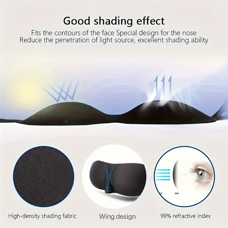 Super Smooth Natural Silk Eye Mask for Luxurious Sleep - Adjustable Strap for Ultimate Comfort - Perfect for Men and Women