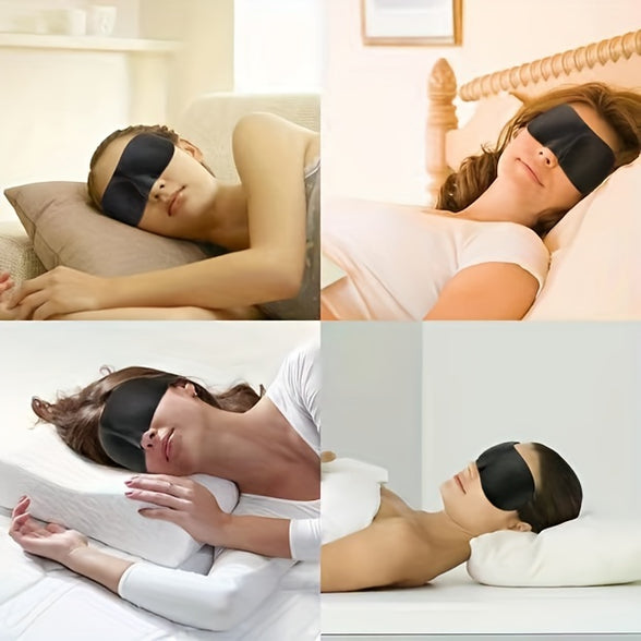 Super Smooth Natural Silk Eye Mask for Luxurious Sleep - Adjustable Strap for Ultimate Comfort - Perfect for Men and Women