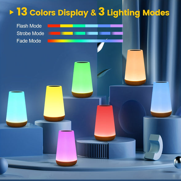 Versatile Portable Dimmable Touch Lamp with USB Charging