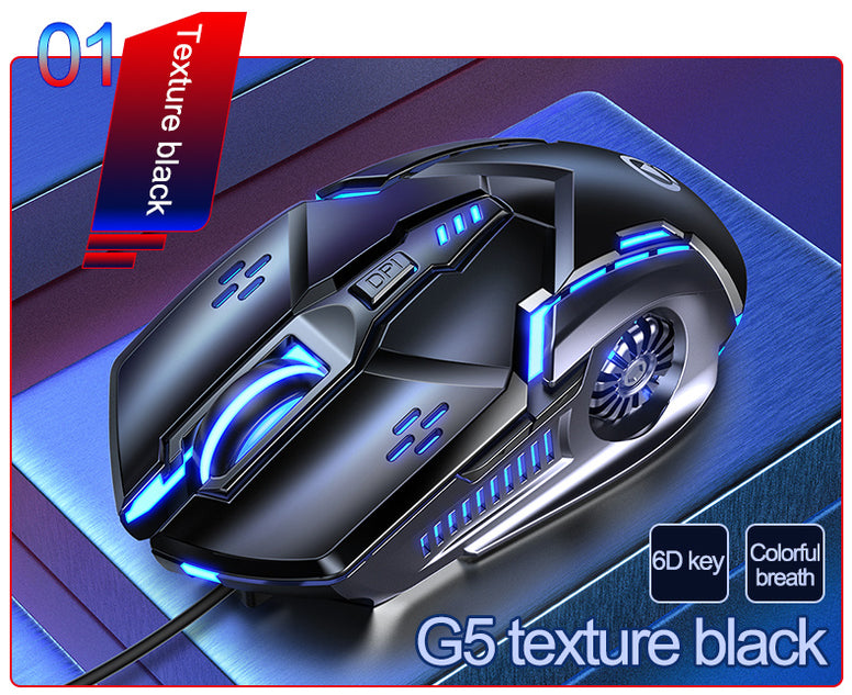 G-601099512521718 Mechanical Gaming Mouse: The Ultimate Silent Mouse for Computer Racer Enthusiasts