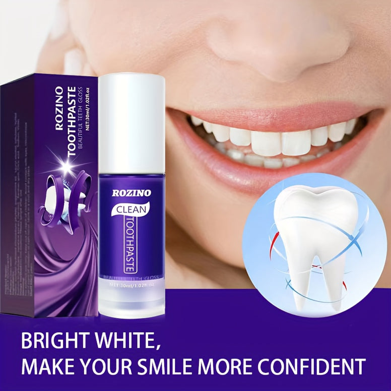 Purple Power: Clean Toothpaste for Brighter Smiles and Fresh Breath - 30ml