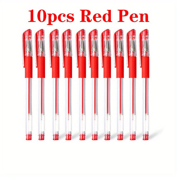 10-Piece Kawaii Gel Pen Set - Versatile 0.5mm Bullet Tip