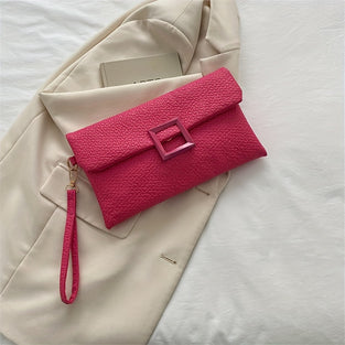 Elegant Flap Coin Purse: Trendy Envelope Clutch Bag for Women