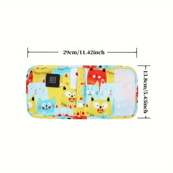 سخان حليب وماء USB سخان زجاجة محمول مثالي للسفر ملحق للعربة حقيبة معزولة