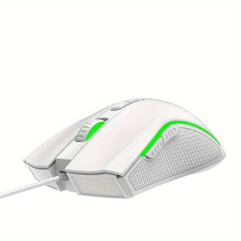 Colorful Backlight Wired Gaming Mouse: Enhance Your Home and Office Setup with 3200DPI Adjustable Precision