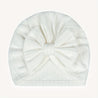 3PCS Four-Sided Elastic Baby Plain Color Hats with Bowknot for Baby Girls - Cute and Stylish Accessories