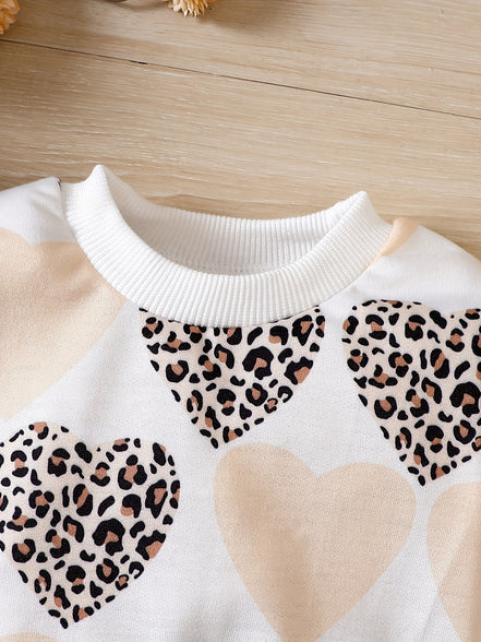 Leopard Love Printed Toddler Sweatshirt