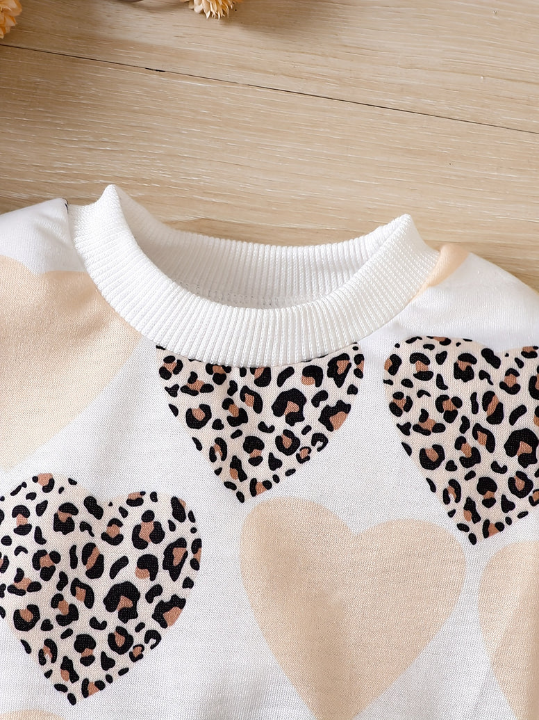 Leopard Love Printed Toddler Sweatshirt