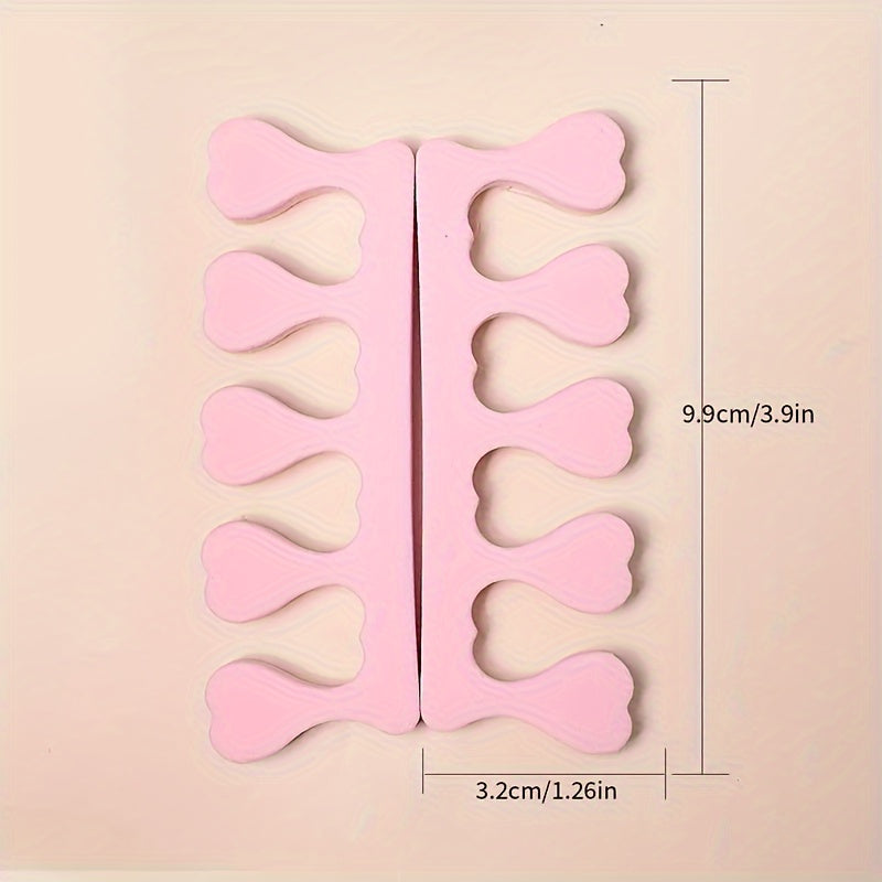 Soft Foam Toe Separators for Nail Art and Pedicure 2 Piece