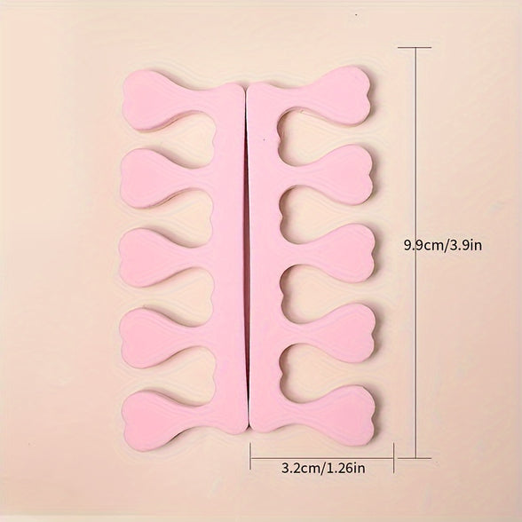 Soft Foam Toe Separators for Nail Art and Pedicure 2 Piece