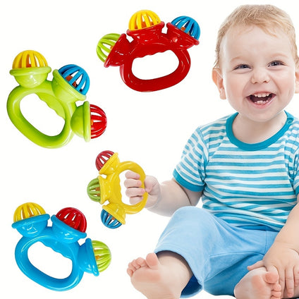 Whimsical Hand-Cranked Baby Rattle Toy for Infants