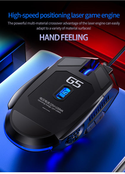 G-601099512521718 Mechanical Gaming Mouse: The Ultimate Silent Mouse for Computer Racer Enthusiasts