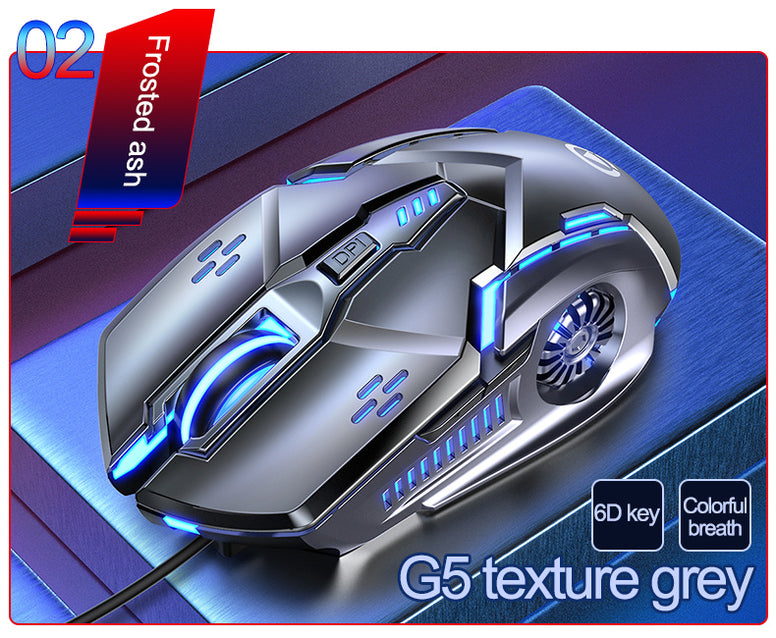 G-601099512521718 Mechanical Gaming Mouse: The Ultimate Silent Mouse for Computer Racer Enthusiasts