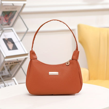 Chic PU Leather Shoulder and Crossbody Bag: Stylish, Lightweight, and Versatile for Girls