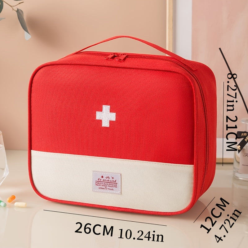 Macaron Color Extra Large Capacity Outdoor Portable Medicine Box: Ideal First Aid Storage Solution