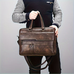 1pc Tote Bag For Work, Men's Briefcase, Computer Crossbody Business Casual Business Trip Office Shoulder Bag