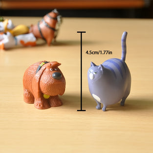 14Piece Mini Cartoon Animal Action Figures Set