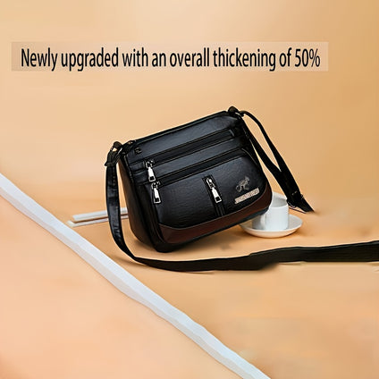 1pc Large Capacity Shoulder Bag, Fashion Versatile PU Crossbody Bag