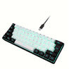 Ultra-Compact 61-Key Wired Gaming Keyboard with RGB Backlit