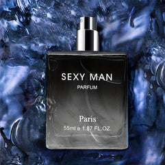 Sexy Man Colognes Perfume For Men Naturally Fresh Long Lasting Woody Scent Fragrance For Students Birthday Christmas Gift 55ML