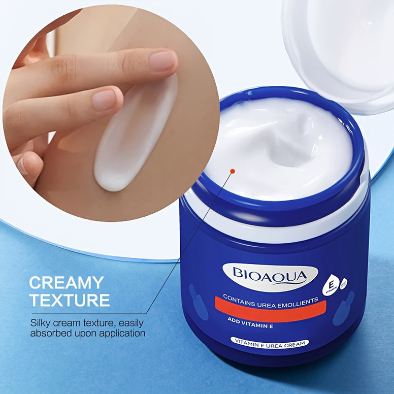 Moisturizing Vitamin E Urea Foot Cream for Softening and Smoothing Dry and Peeling Hands, Feet, and Body