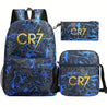 Trendy 3-Piece Student Backpack Set: