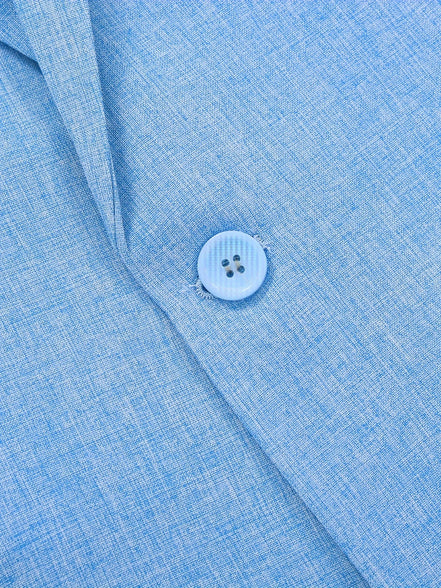 Men's Classic Business One-Button Blazer: A Solid Color Essential for Spring and Fall