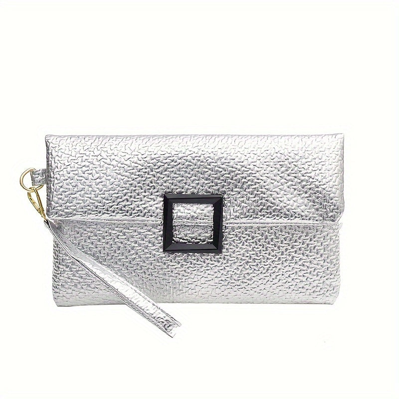 Elegant Flap Coin Purse: Trendy Envelope Clutch Bag for Women