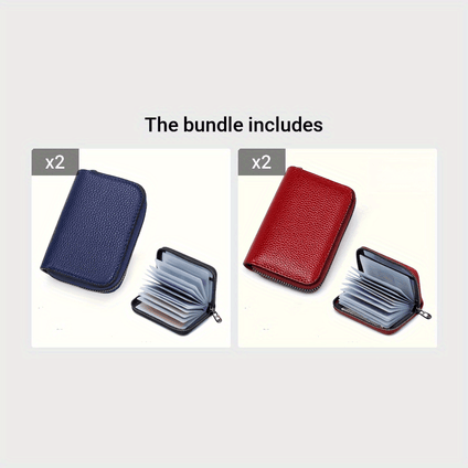 Multi-card Anti-theft Brush Ultra-thin Wallet New Zipper Coin Purse