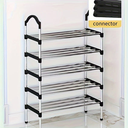 1pc Upgraded Enlarged Multi-layer Shoe Rack, 5-layer Shoe Rack, For Clothing Shoe Store Store Use