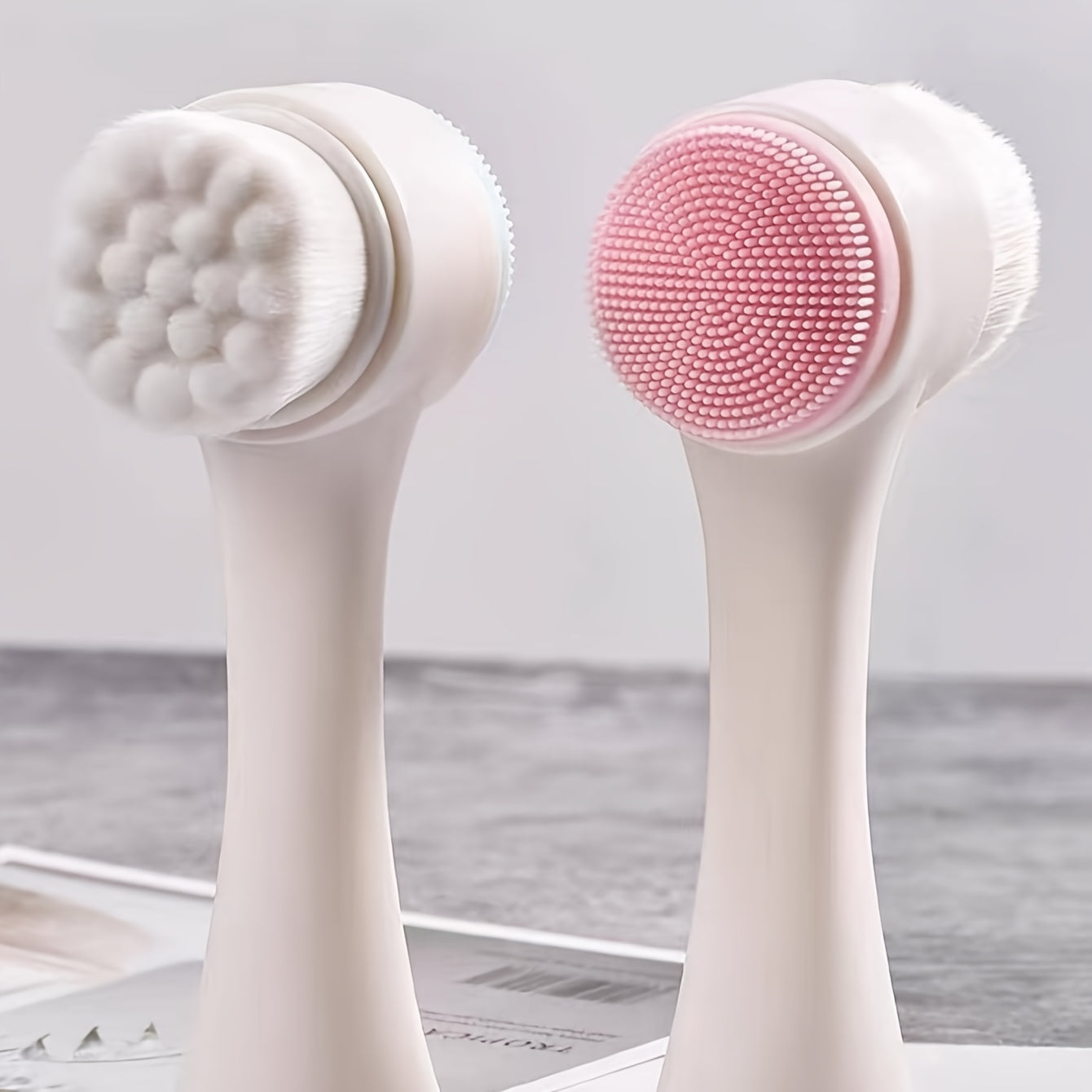 Double-Sided Silicone Facial Cleansing Brush: The Ultimate Skincare Tool