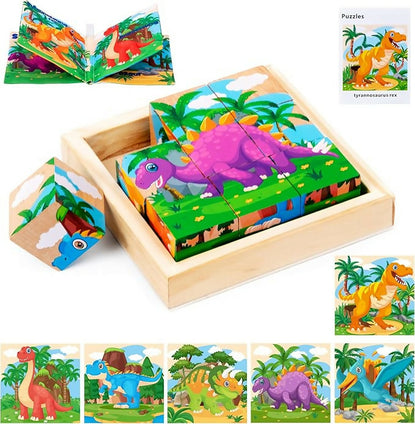 DINOSAUR PUZZLE BLOCK FOR CHILDREN BRAIN DEVELOPMENT