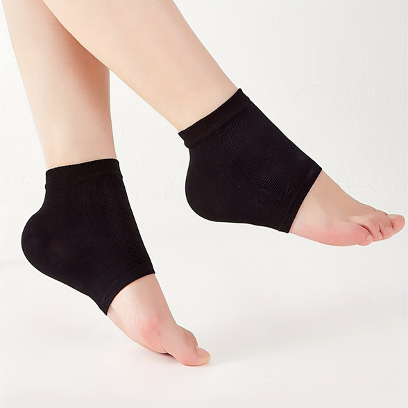 Silicone Softening Heel Socks for Dry Feet - Ultimate Moisturizing and Protection for Women and Men